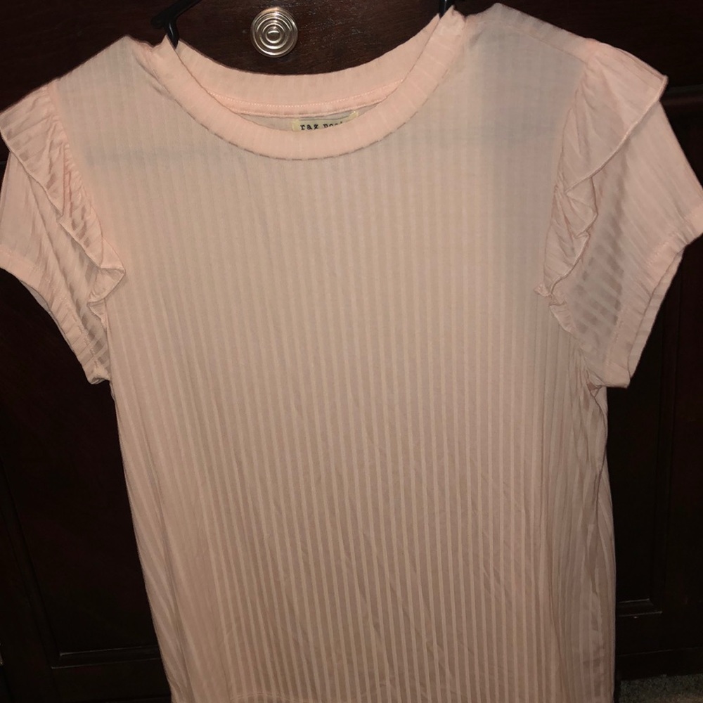 Pink short sleeve shirt